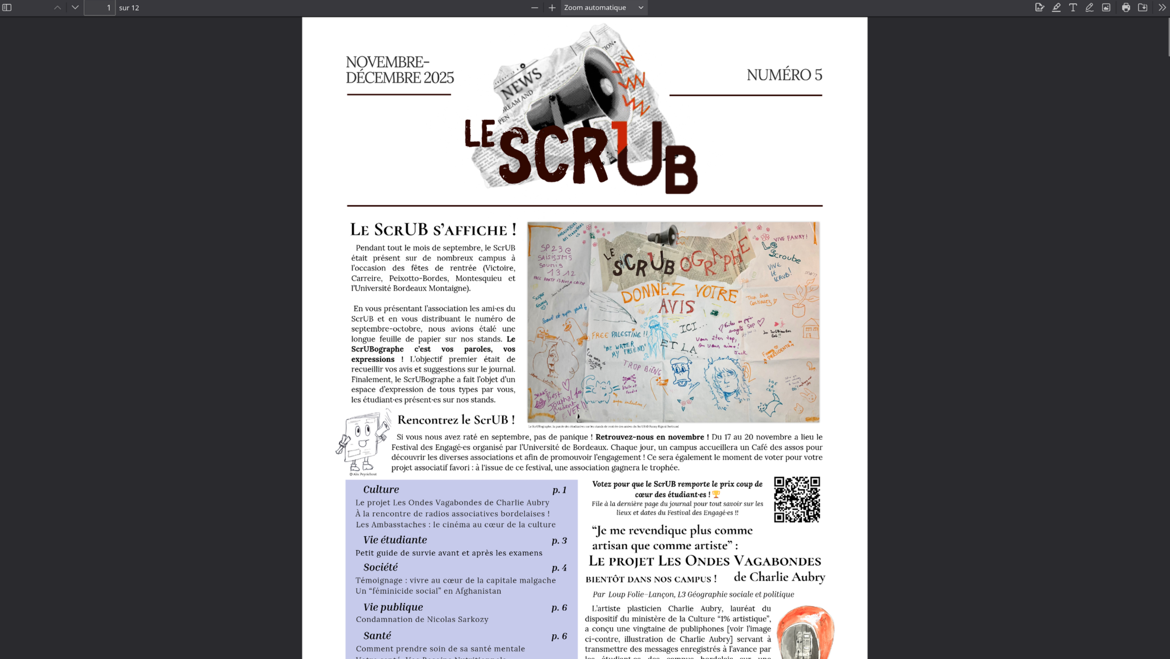 Numéro 5 version papier